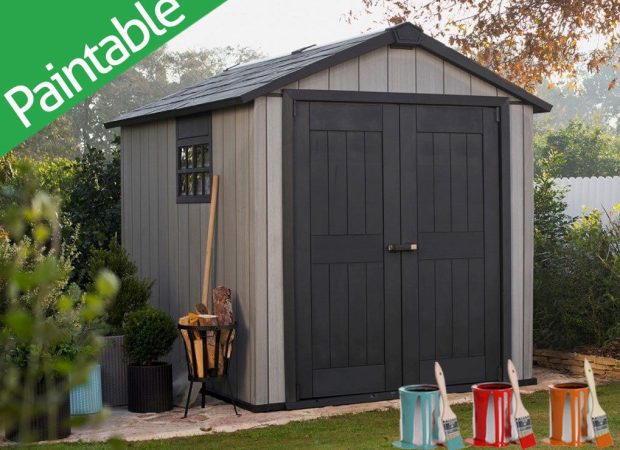 KETER OAKLAND 759 GARDEN SHED 2.3mx2.9m +Discount