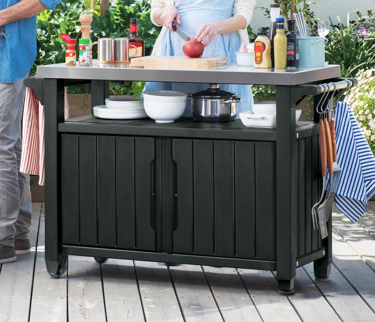 KETER UNITY BBQ STORAGE/WORK TABLE