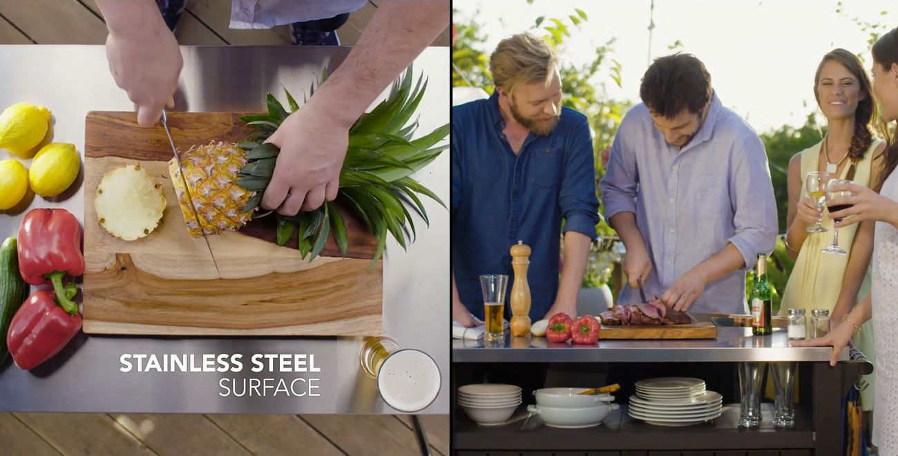 KETER UNITY XL BBQ STORAGE/WORK TABLE