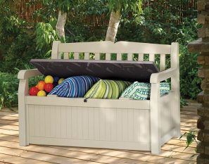 outdoor storage bench