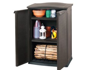 KETER RATTAN STYLE MINI CABINET