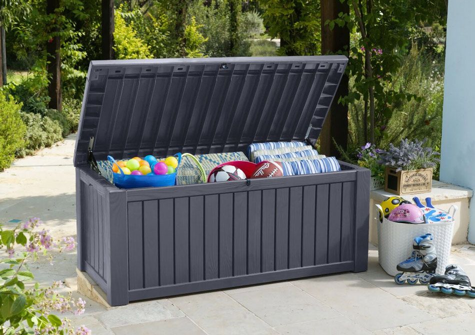 KETER ROCKWOOD STORAGE BOX 570L GREY
