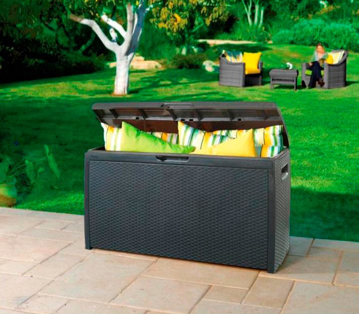 KETER RATTAN STYLE STORAGE BOX