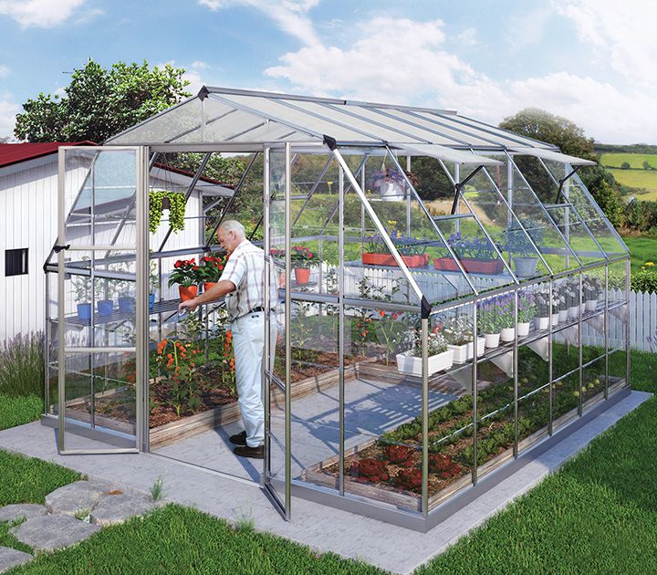 SILVERLINE 12'x12' AMERICANA GREENHOUSE 3.6mx3.6m