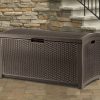 SUNCAST RESIN WICKER DECK BOX DBW7300