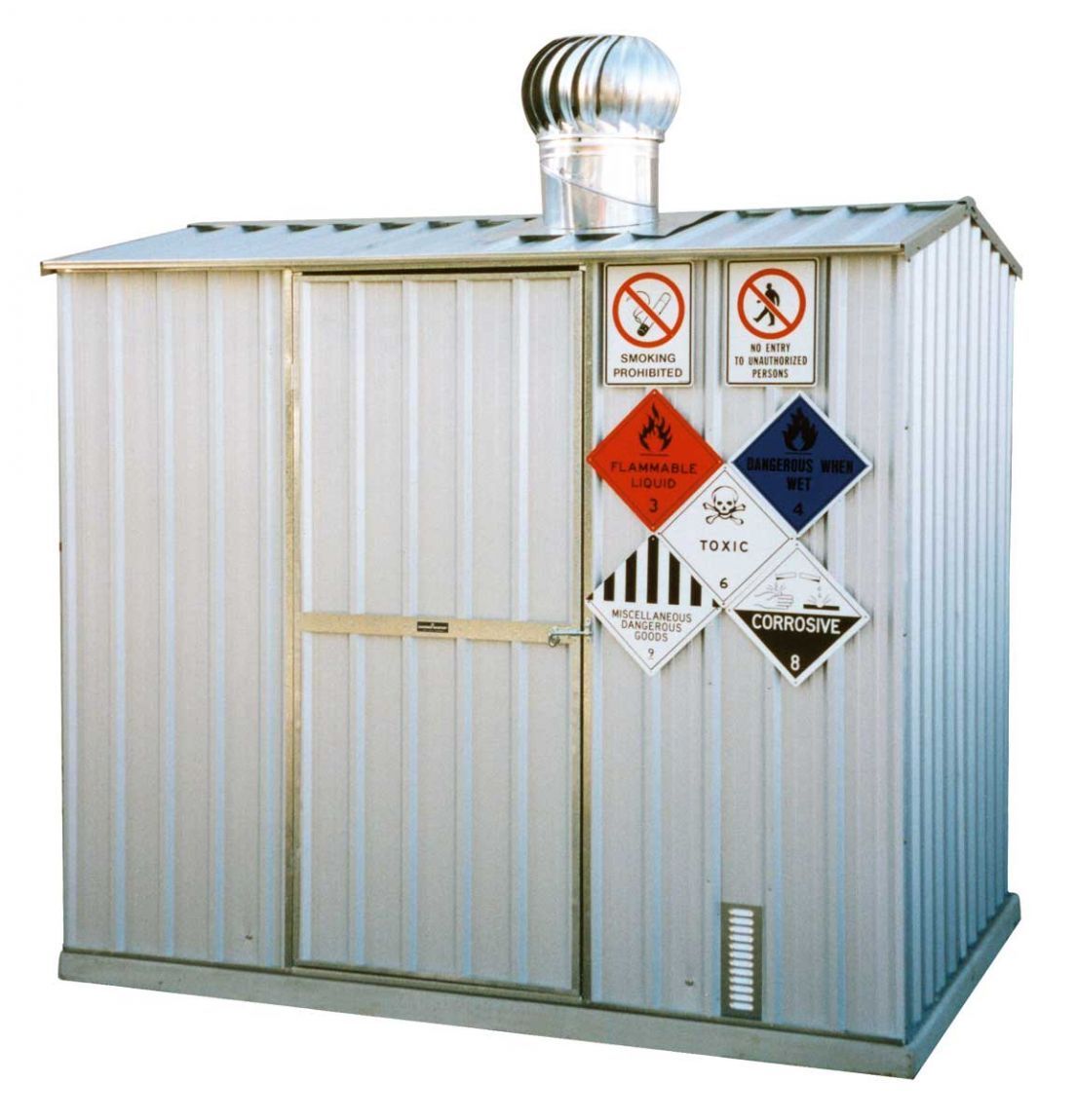 Small chemical storage shed
 